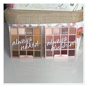 WET N WILD 'Always Naked' and 'Always Blushing' Eyeshadow Palettes